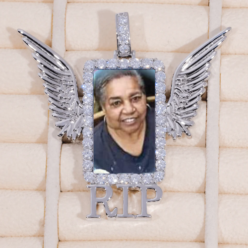 RIP WING 3D CUSTOM PICTURE PENDANT