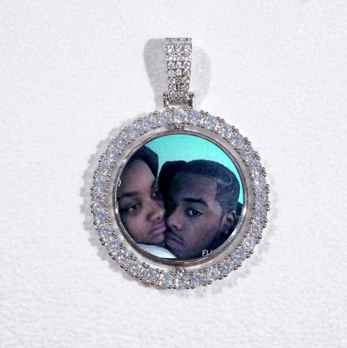 3D Spinning 2-Faced Custom Picture Pendant