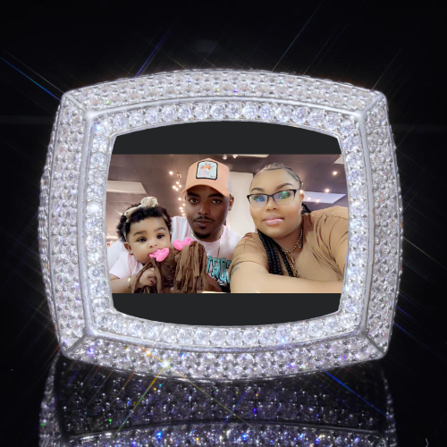 3D CUSTOM PICTURE ICED RING