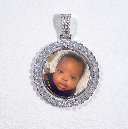 3D Spinning 2-Faced Custom Picture Pendant
