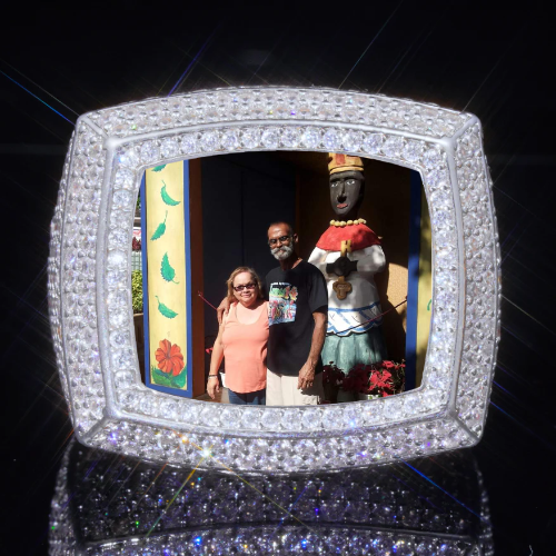 3D CUSTOM PICTURE ICED RING