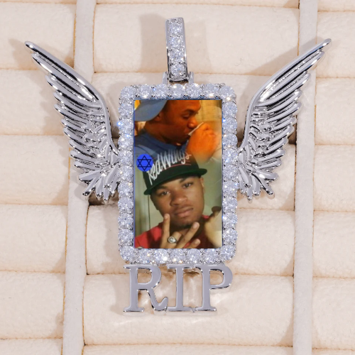 RIP WING 3D CUSTOM PICTURE PENDANT