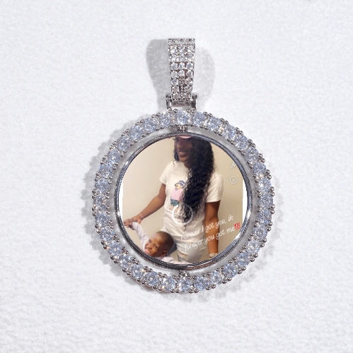 3D Spinning 2-Faced Custom Picture Pendant