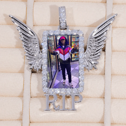 RIP WING 3D CUSTOM PICTURE PENDANT