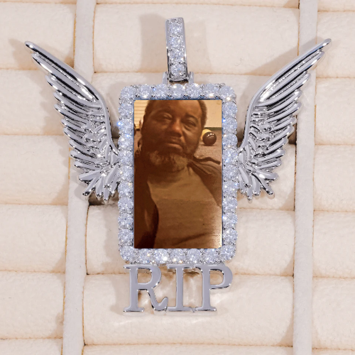 RIP WING 3D CUSTOM PICTURE PENDANT