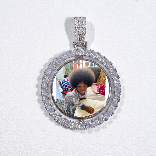 3D Spinning 2-Faced Custom Picture Pendant