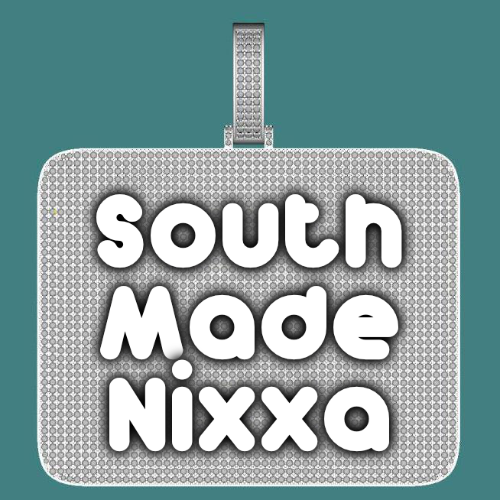 CUSTOM LETTER NECKLACE 3D BIG SQUARE
