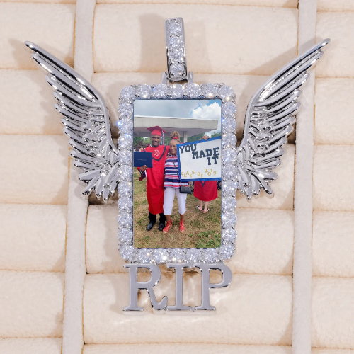 RIP WING 3D CUSTOM PICTURE PENDANT