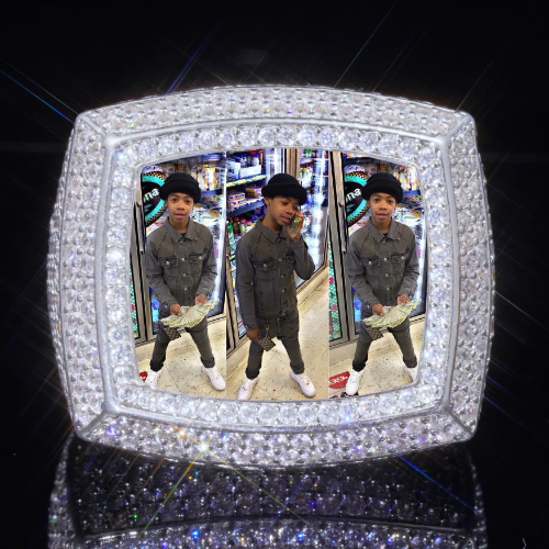 3D CUSTOM PICTURE ICED RING