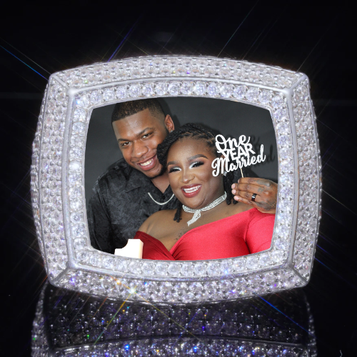 3D CUSTOM PICTURE ICED RING