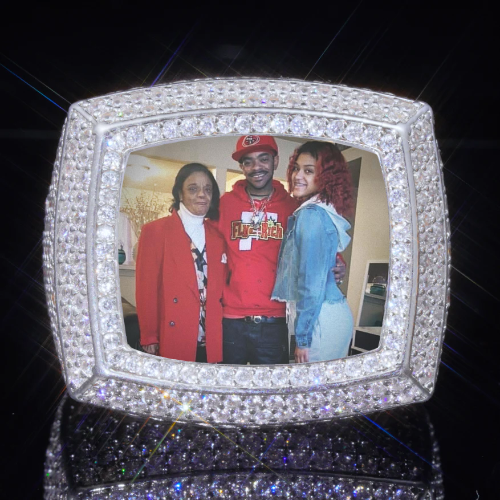 3D CUSTOM PICTURE ICED RING