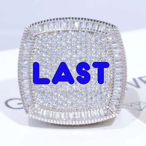 CUSTOM LETTER 3D ICED RING