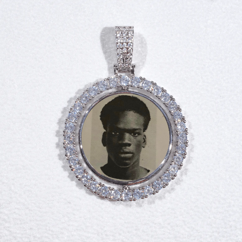 3D Spinning 2-Faced Custom Picture Pendant