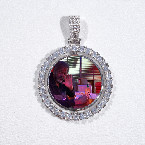3D Spinning 2-Faced Custom Picture Pendant