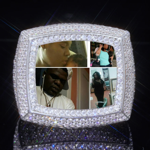 3D CUSTOM PICTURE ICED RING