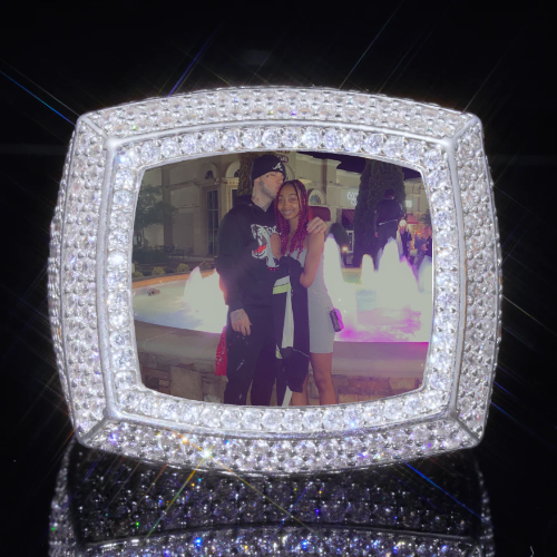 3D CUSTOM PICTURE ICED RING