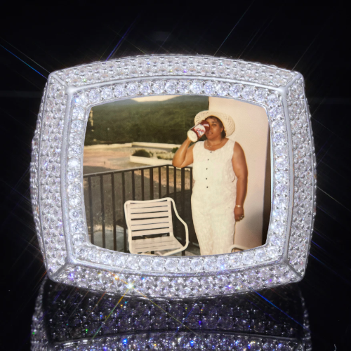 3D CUSTOM PICTURE ICED RING