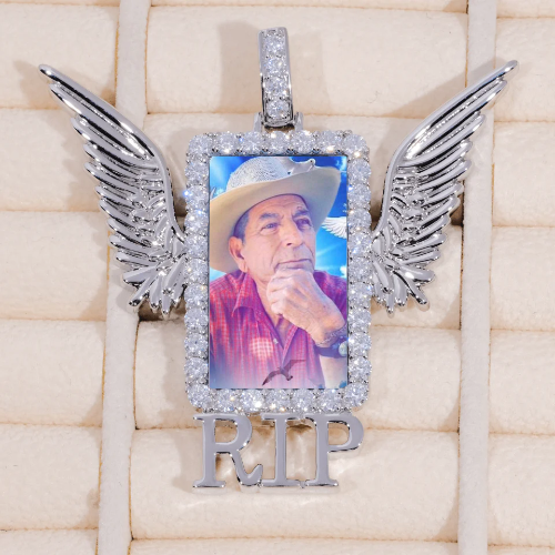 RIP WING 3D CUSTOM PICTURE PENDANT