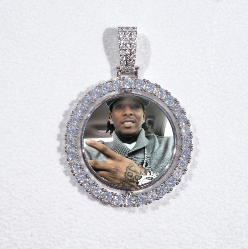 3D Spinning 2-Faced Custom Picture Pendant