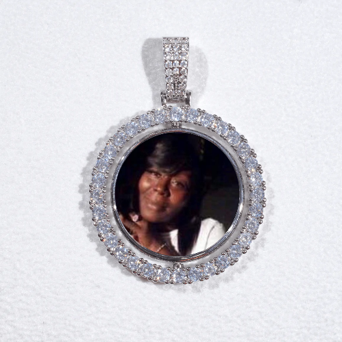 3D Spinning 2-Faced Custom Picture Pendant