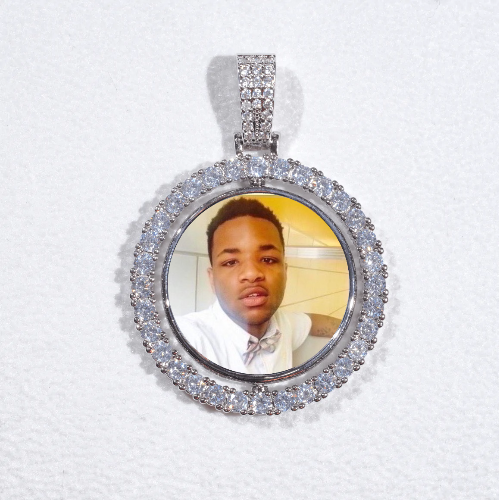 3D Spinning 2-Faced Custom Picture Pendant