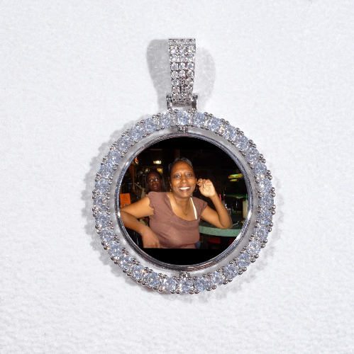 3D Spinning 2-Faced Custom Picture Pendant