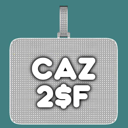 CUSTOM LETTER NECKLACE 3D BIG SQUARE