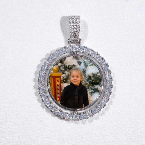 3D Spinning 2-Faced Custom Picture Pendant
