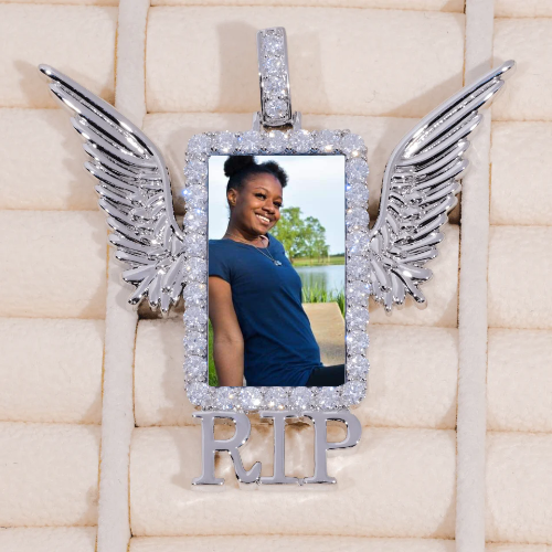 RIP WING 3D CUSTOM PICTURE PENDANT