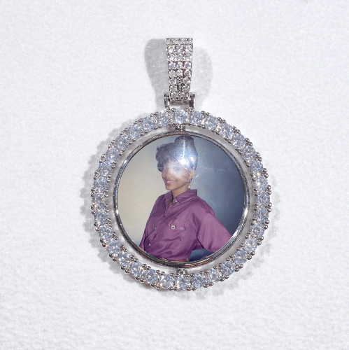 3D Spinning 2-Faced Custom Picture Pendant