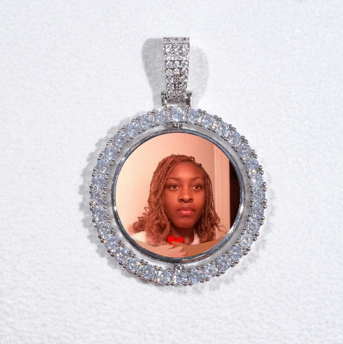 3D Spinning 2-Faced Custom Picture Pendant