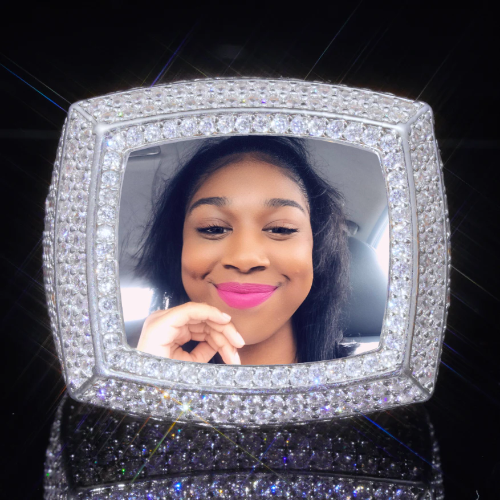 3D CUSTOM PICTURE ICED RING
