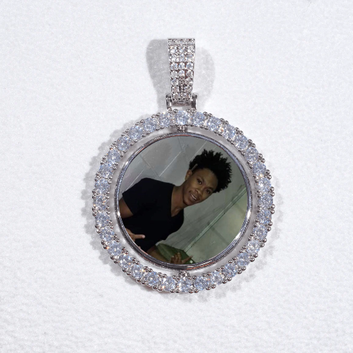 3D Spinning 2-Faced Custom Picture Pendant