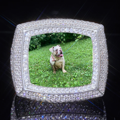 3D CUSTOM PICTURE ICED RING