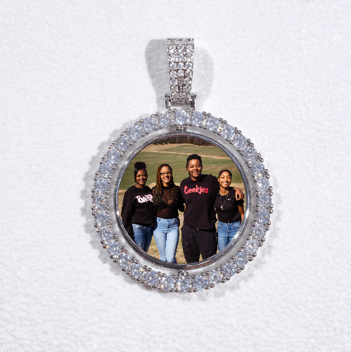 3D Spinning 2-Faced Custom Picture Pendant