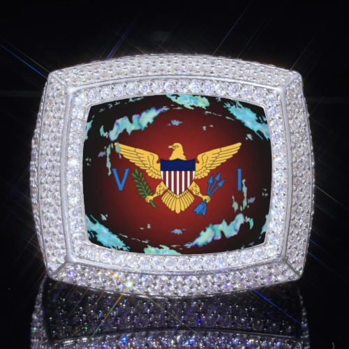 3D CUSTOM PICTURE ICED RING