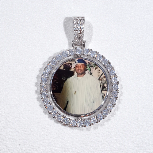 3D Spinning 2-Faced Custom Picture Pendant