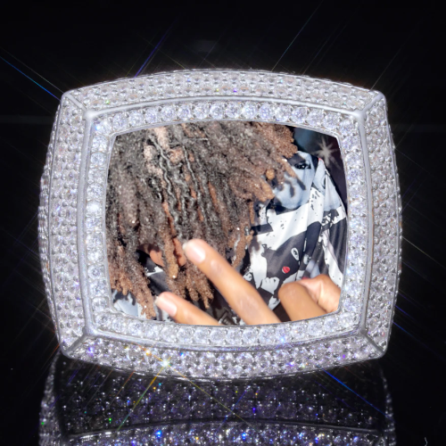 3D CUSTOM PICTURE ICED RING