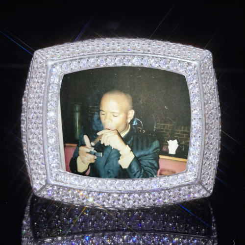 3D CUSTOM PICTURE ICED RING