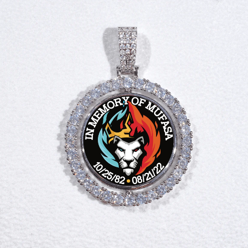 3D Spinning 2-Faced Custom Picture Pendant