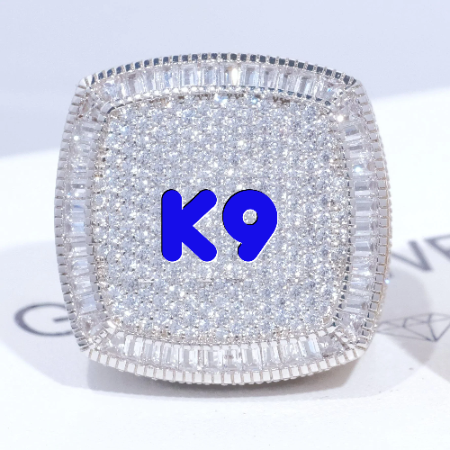 CUSTOM LETTER 3D ICED RING