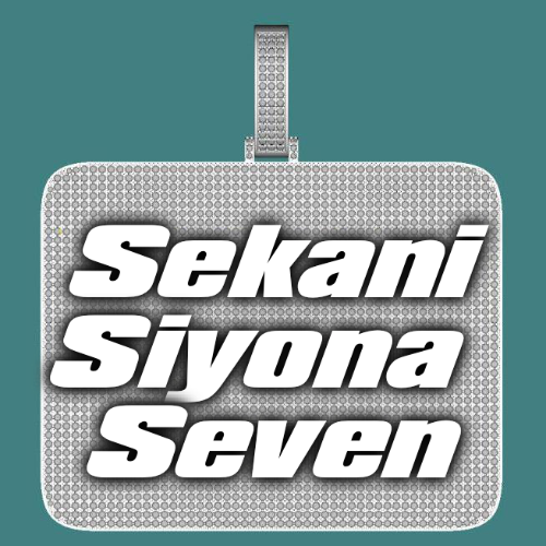 CUSTOM LETTER NECKLACE 3D BIG SQUARE