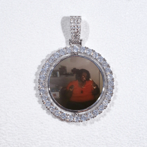 3D Spinning 2-Faced Custom Picture Pendant
