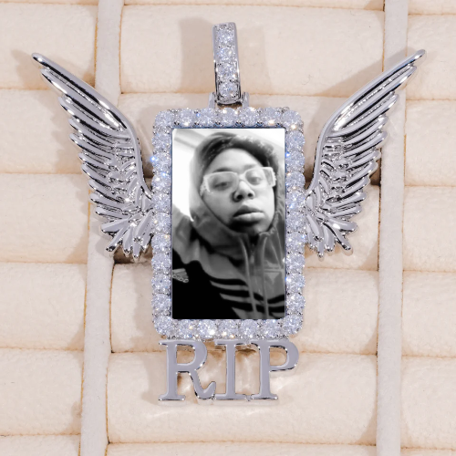 RIP WING 3D CUSTOM PICTURE PENDANT