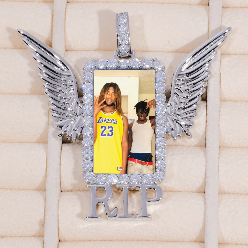 RIP WING 3D CUSTOM PICTURE PENDANT