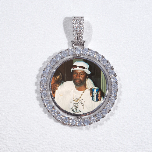 3D Spinning 2-Faced Custom Picture Pendant