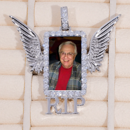 RIP WING 3D CUSTOM PICTURE PENDANT