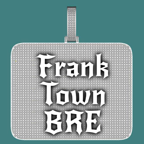 CUSTOM LETTER NECKLACE 3D BIG SQUARE