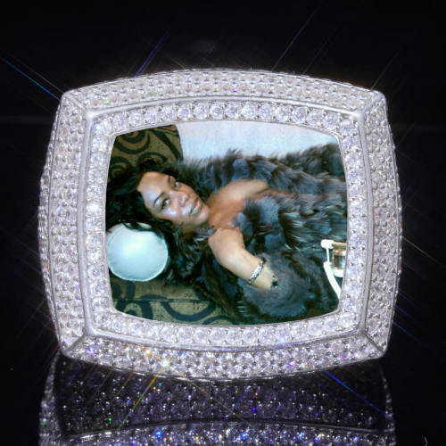 3D CUSTOM PICTURE ICED RING