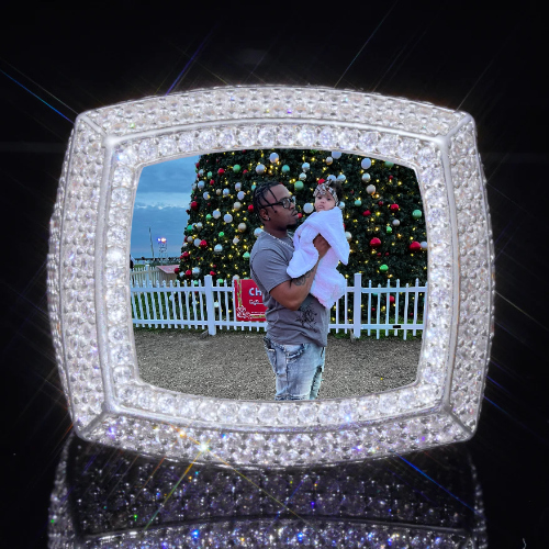 3D CUSTOM PICTURE ICED RING